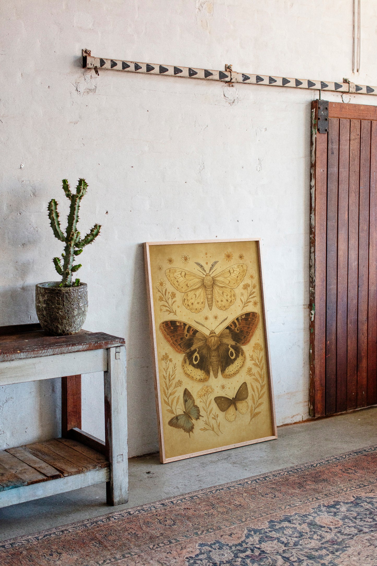 Vintage Moths and Meadow Wings