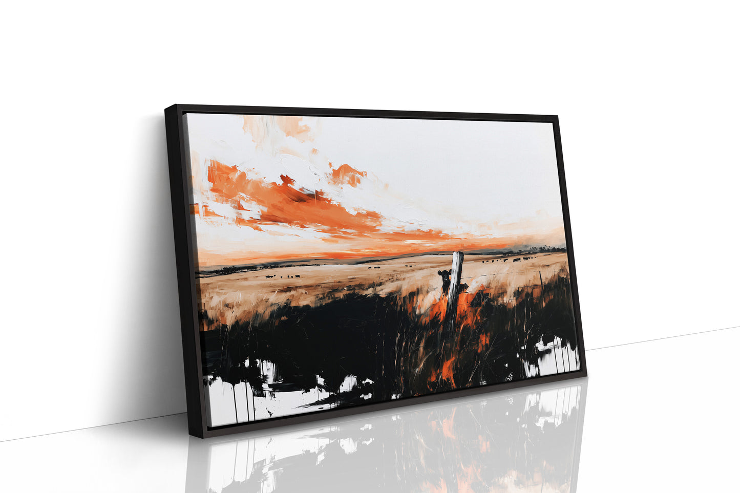 Embers Over the Grazing Fields