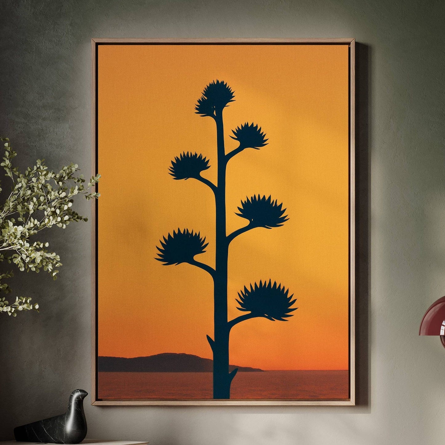 Desert Century Plant Meets Dusk