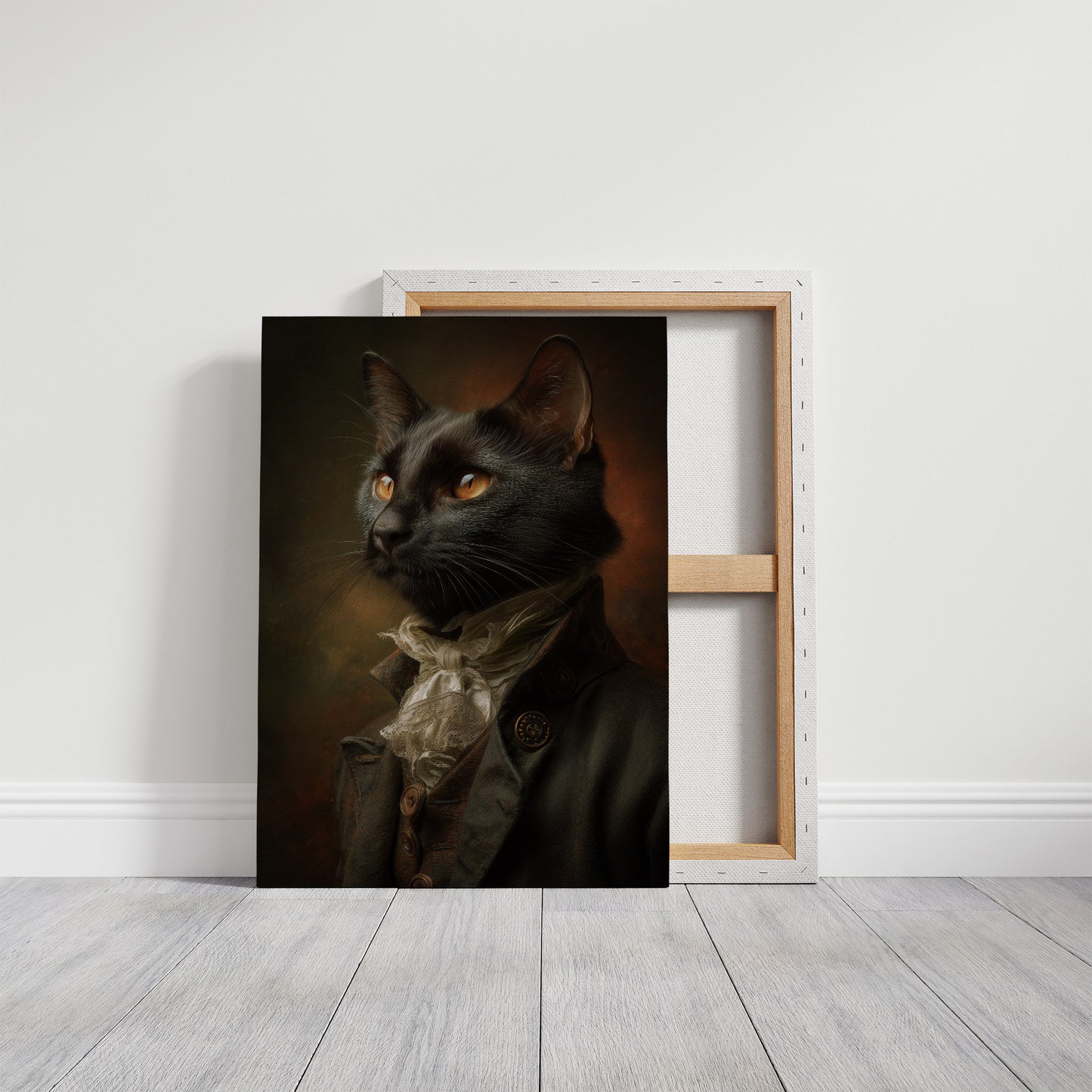 Noble Feline In Regal Attire