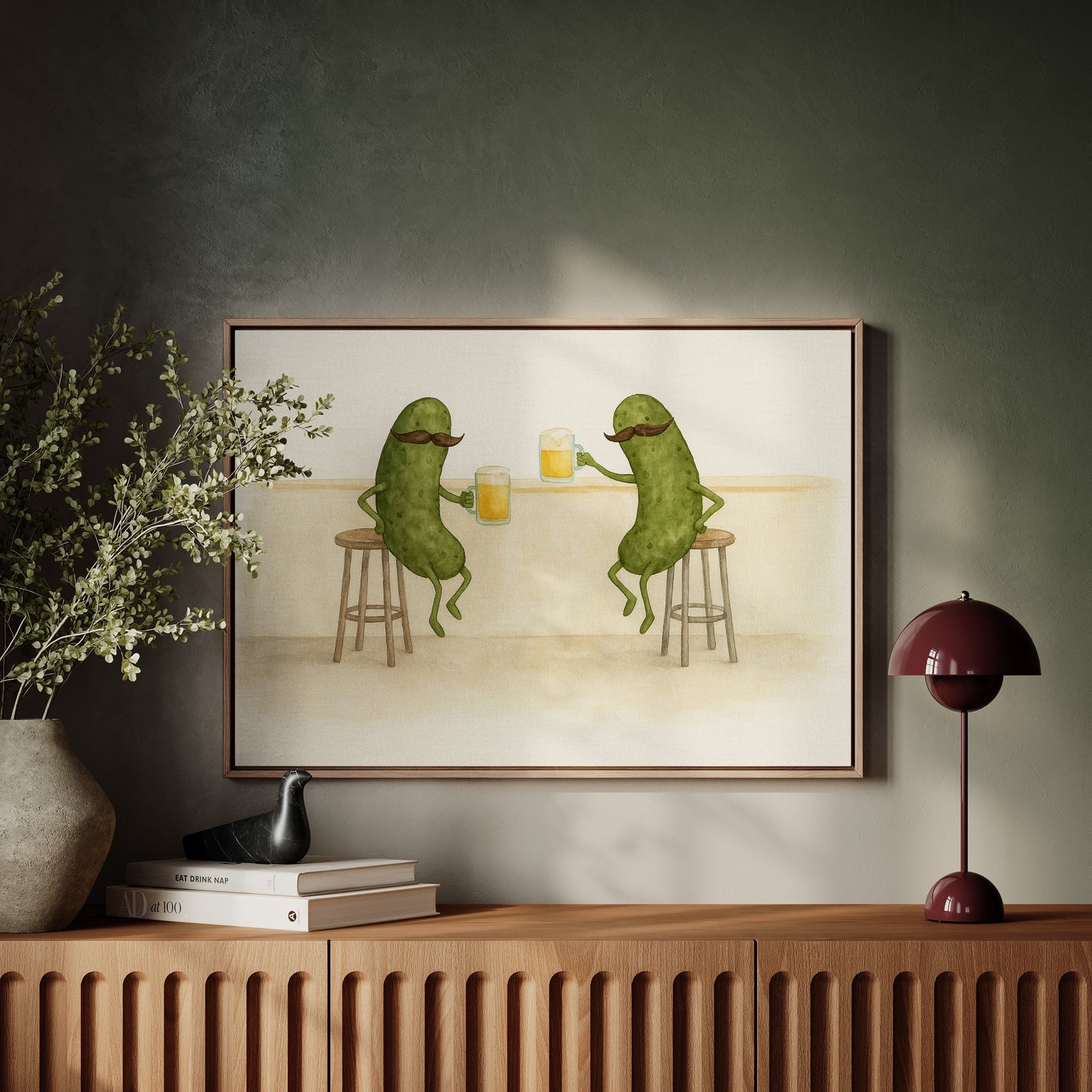 Pickles with Pints and Mustaches