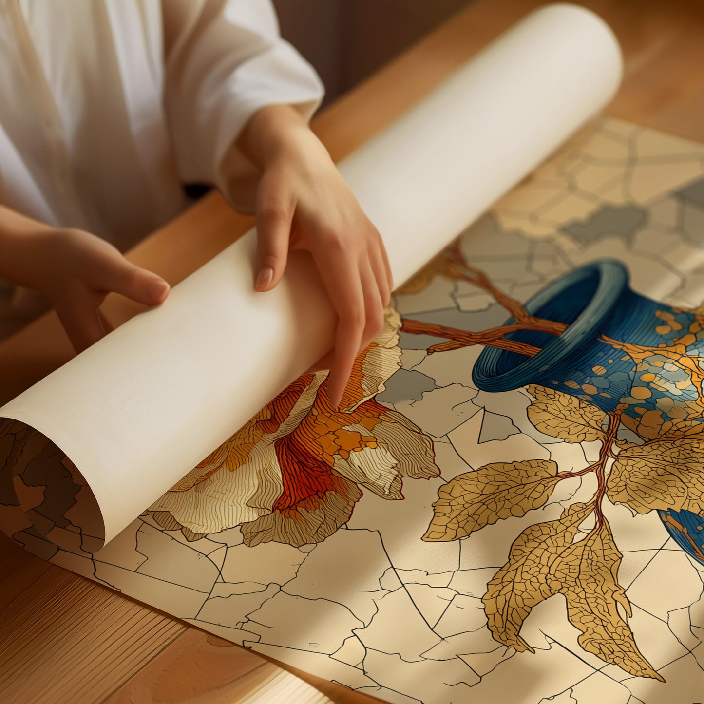 Kintsugi and Peony Bloom
