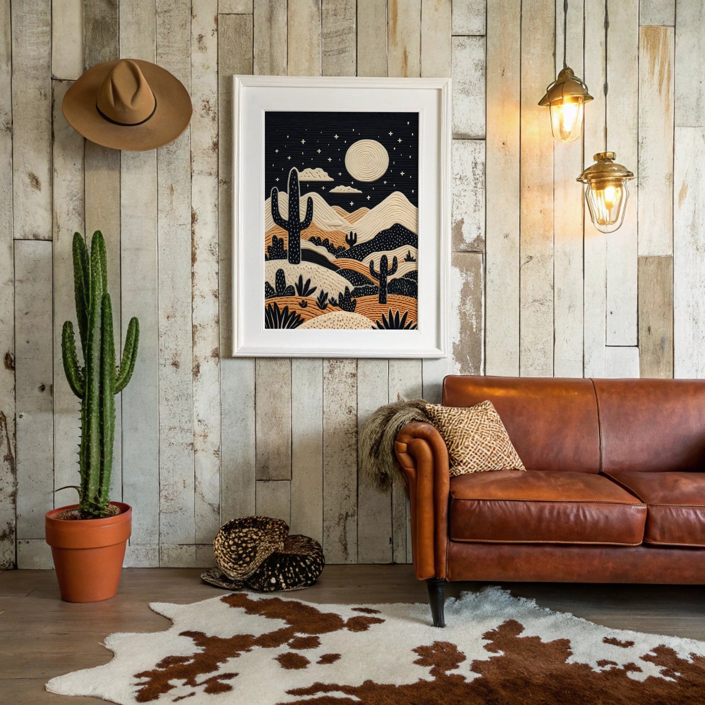 Desert Moonlight Paints Ancient Stories