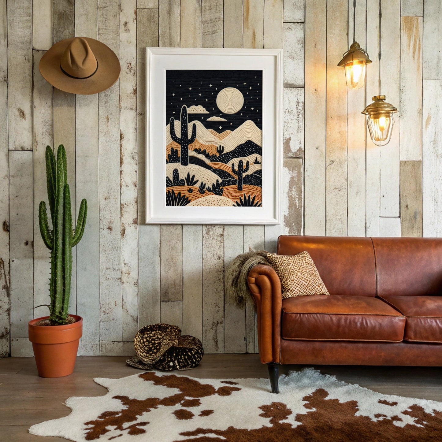 Desert Moonlight Paints Ancient Stories