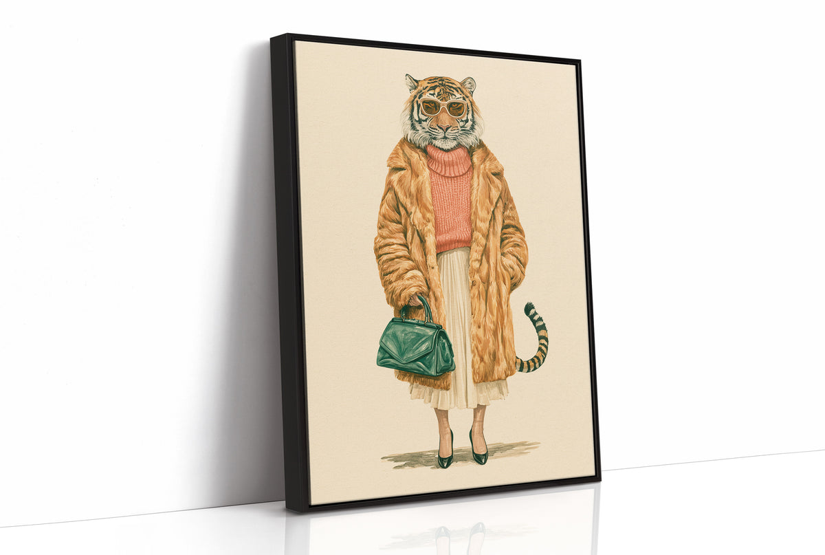 Tiger in Faux Fur: The Fashion Week Regular