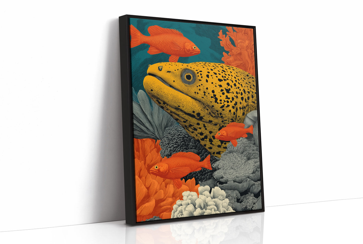 Moray Among the Reef