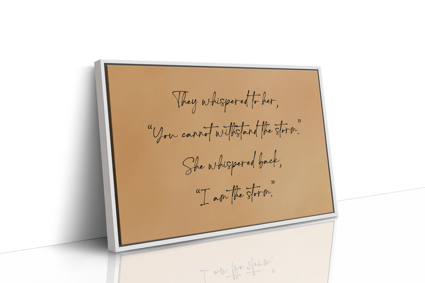 I Am the Storm Quote Art