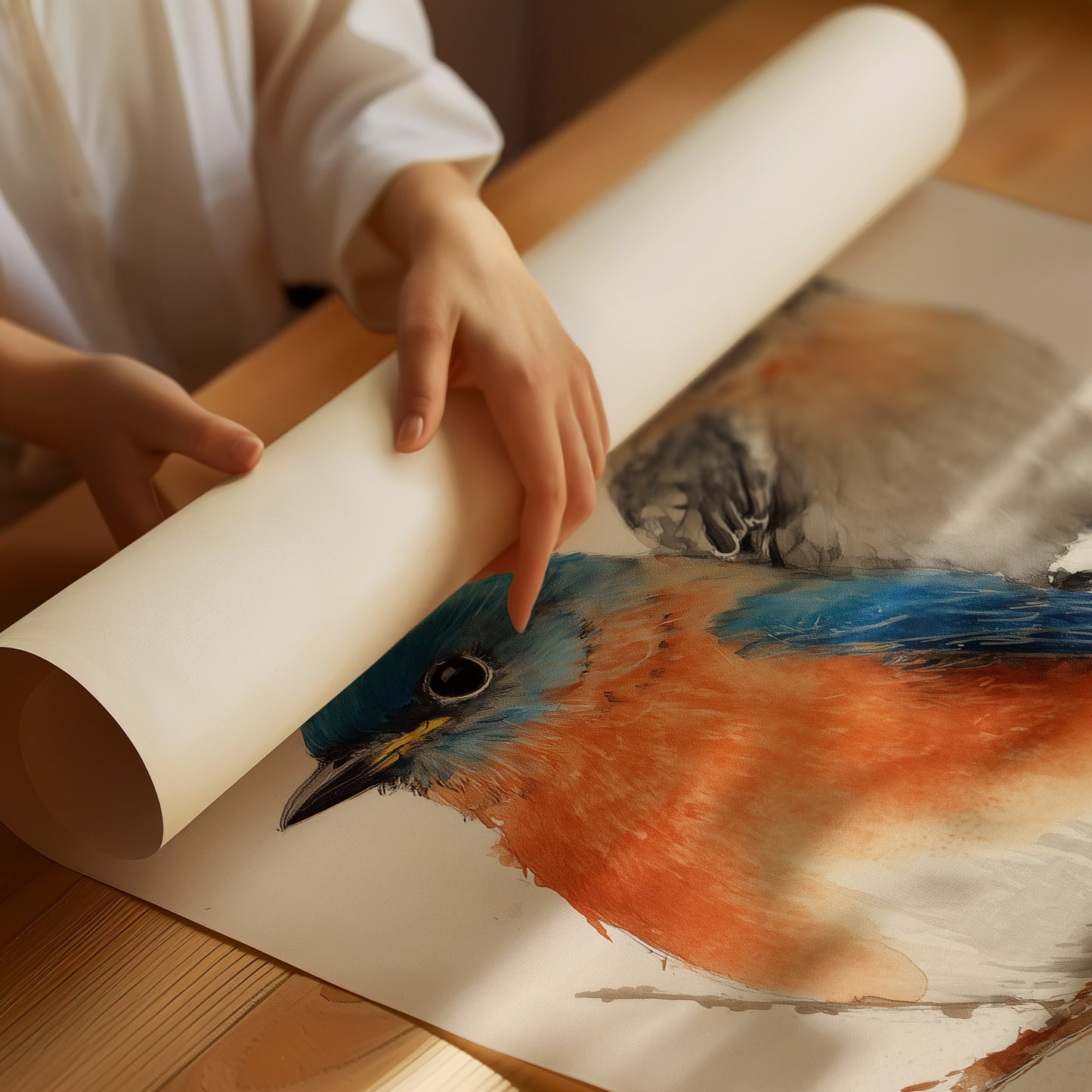 Feathered Companions in Gentle Repose