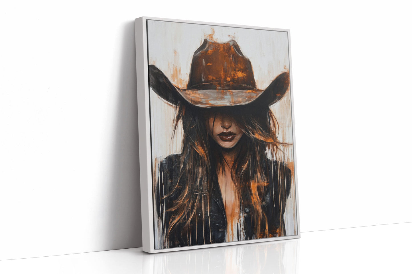 Cowgirl in Crimson – Modern Western Grit