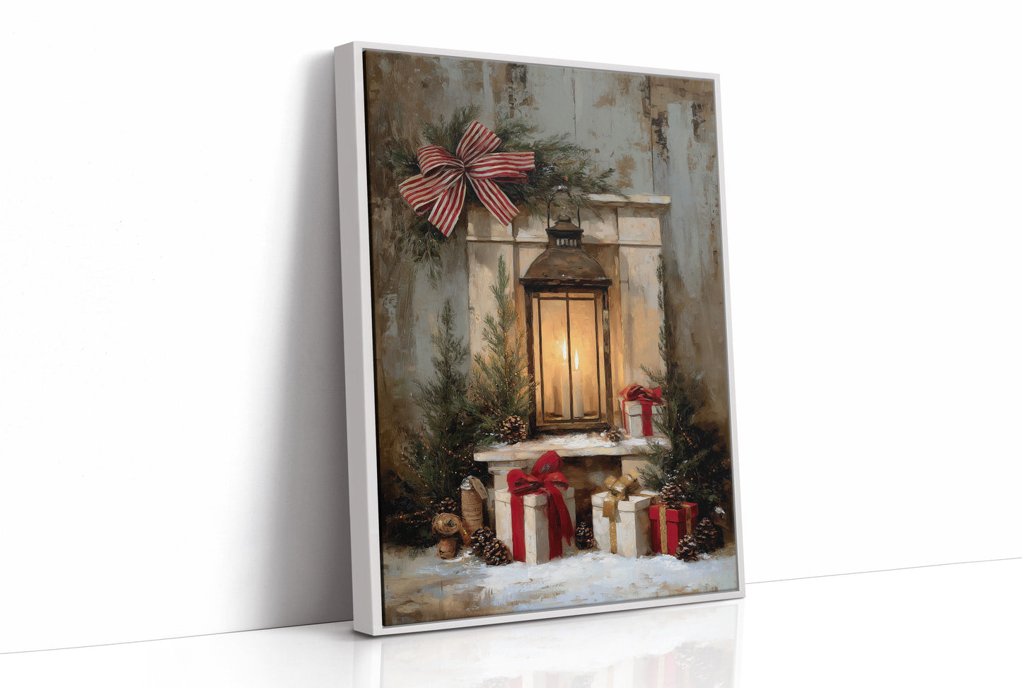 Lantern Light Beckons Winter Home