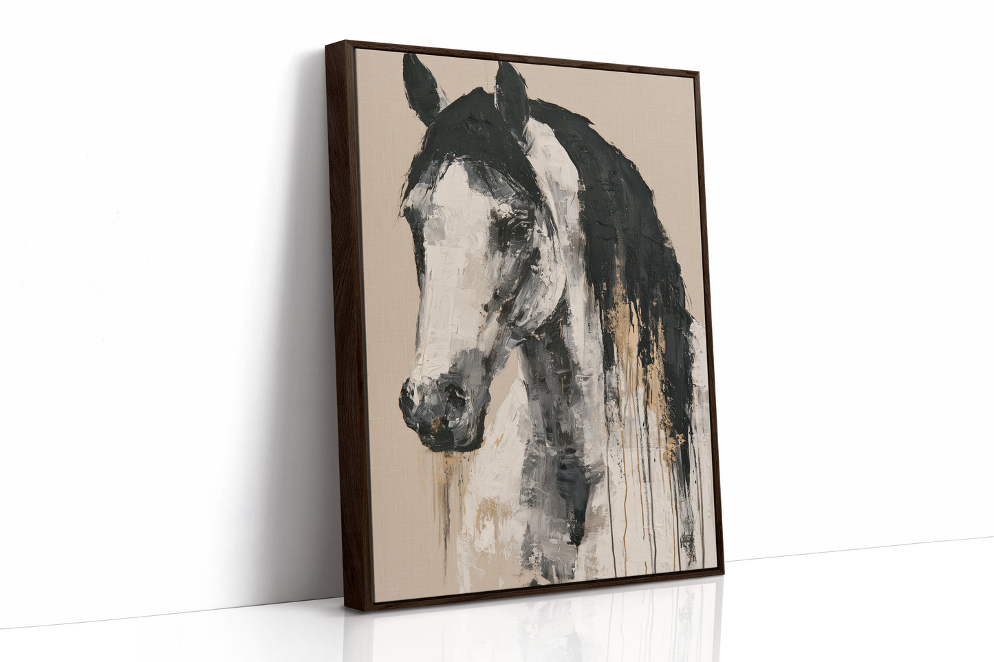Drip Painted Stallion Study