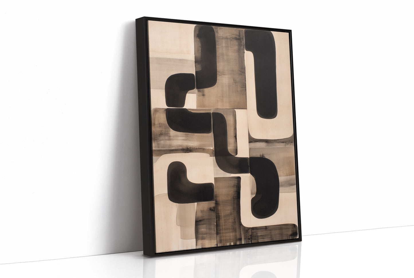 Modern Paths Cross In Neutral Light