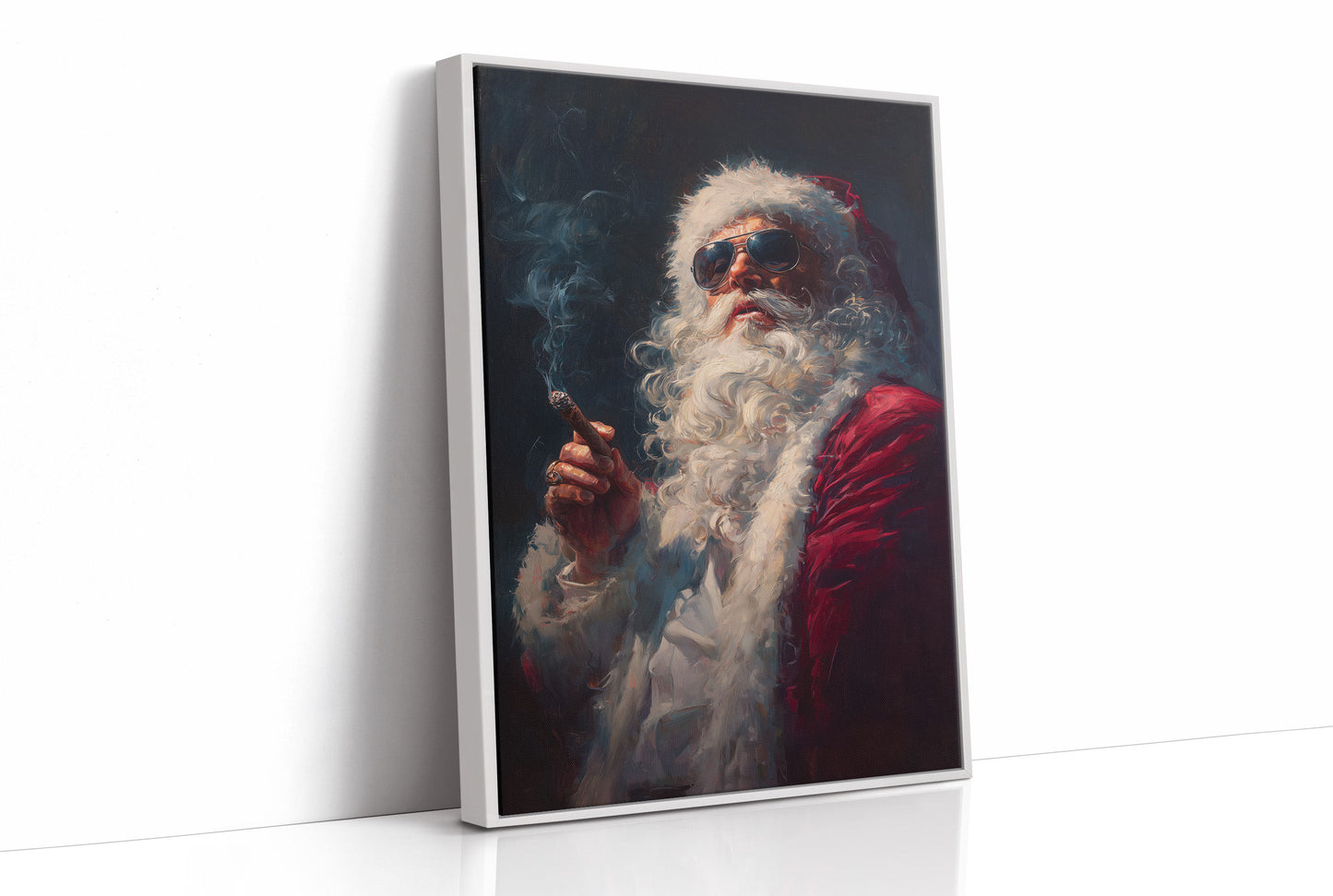 Rebel Claus Takes A Smoke Break