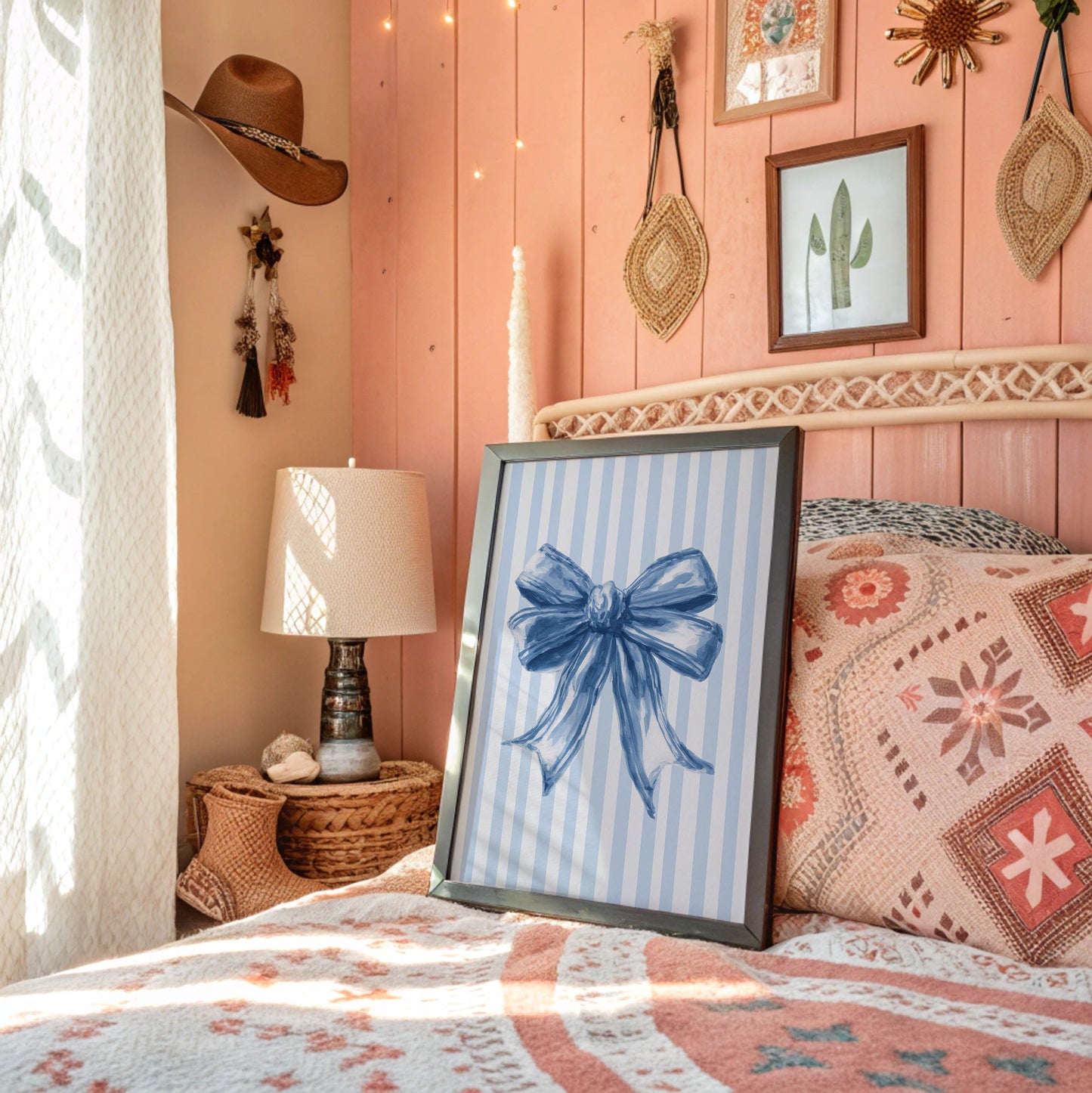 Tied Together in Soft Blues