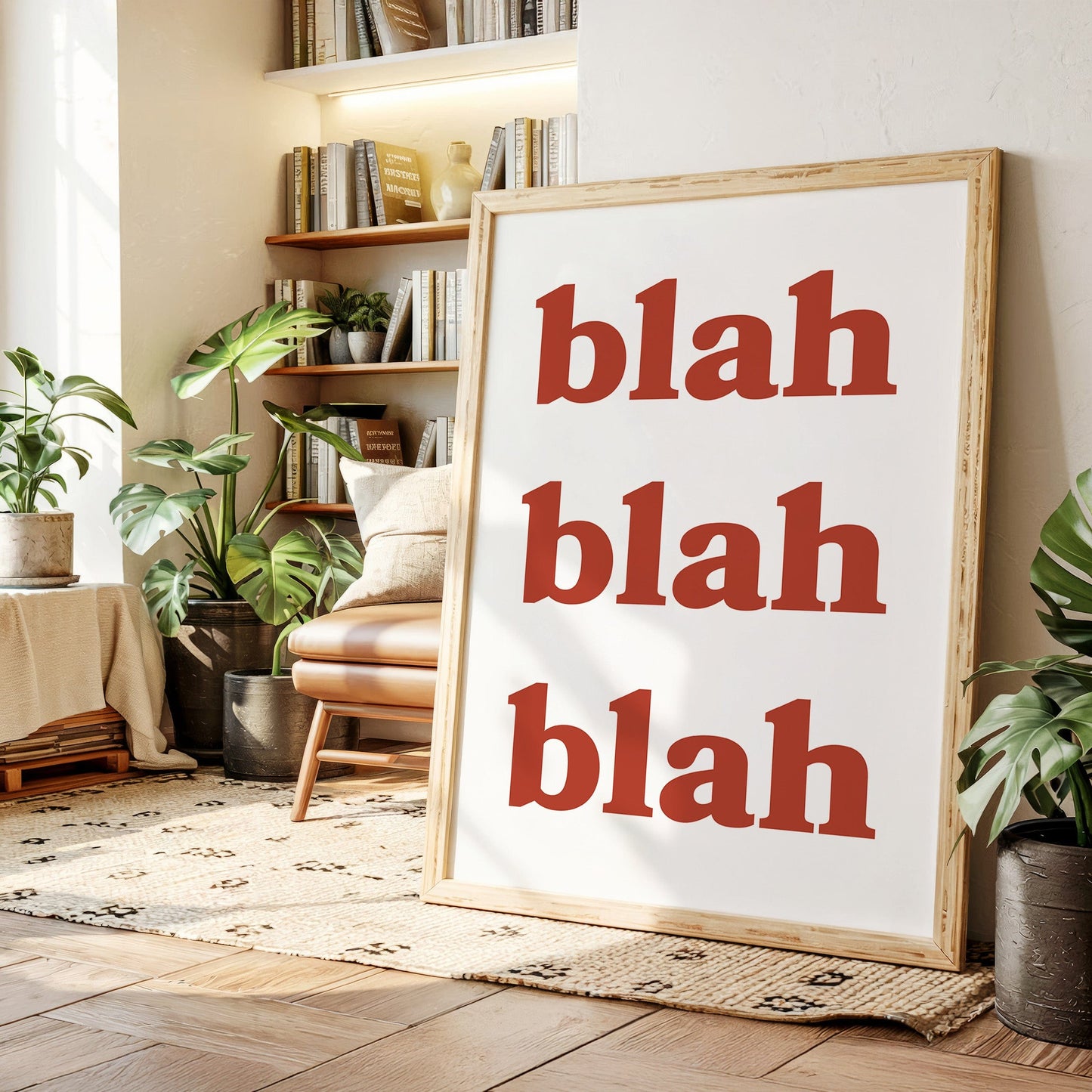 Words Painted In Terracotta Light