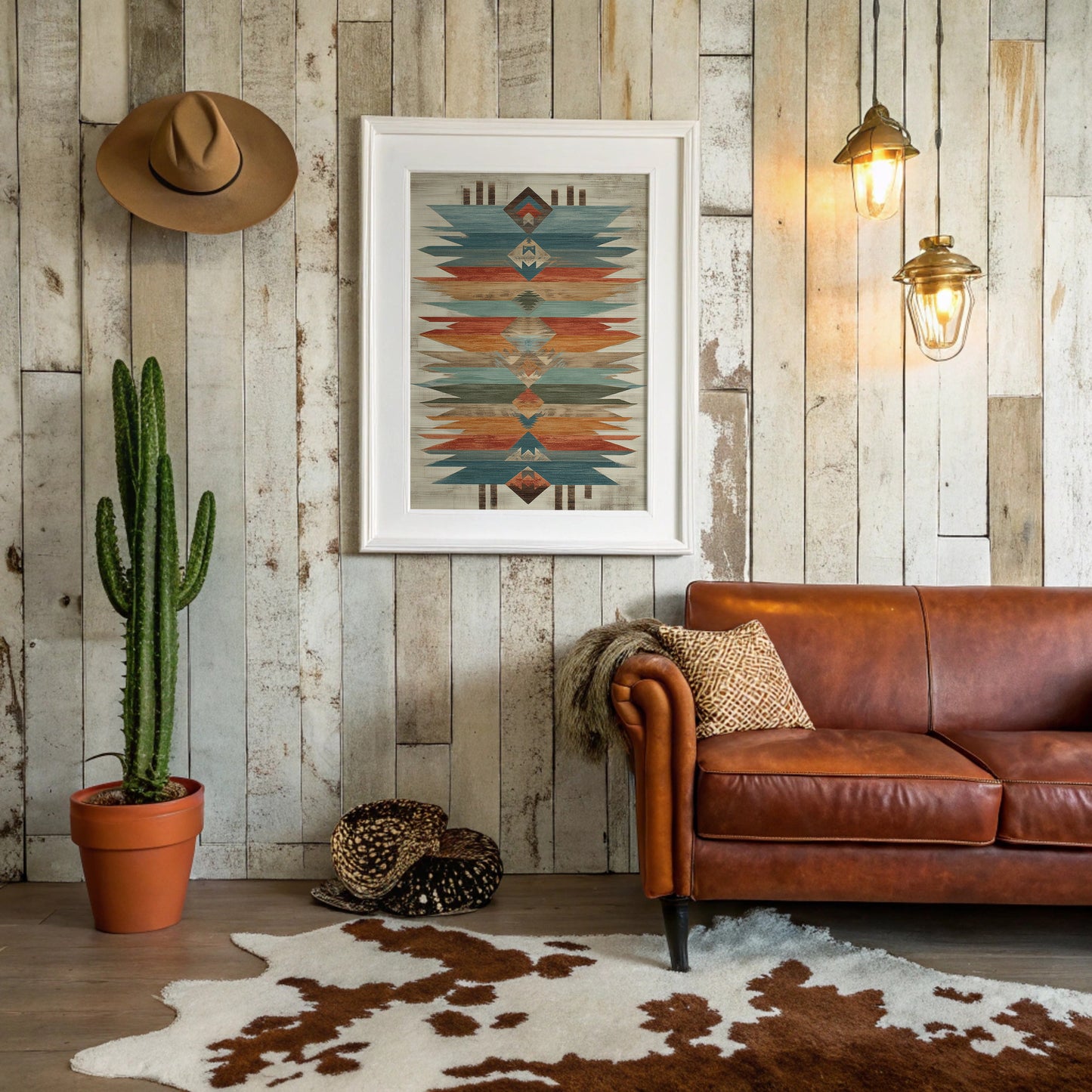 Ancient Stories Painted In Turquoise