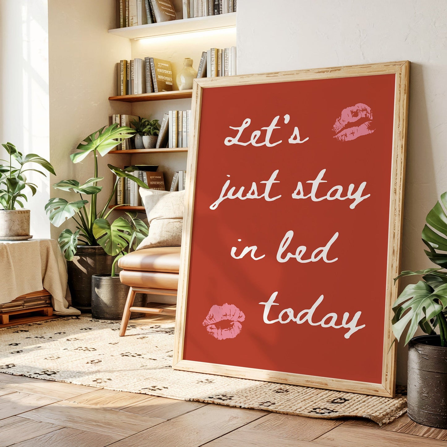 Lazy Sunday Wears Pink Kisses