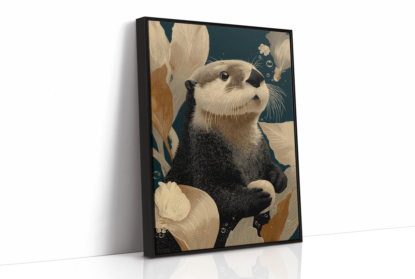Sea Otter Among the Kelp