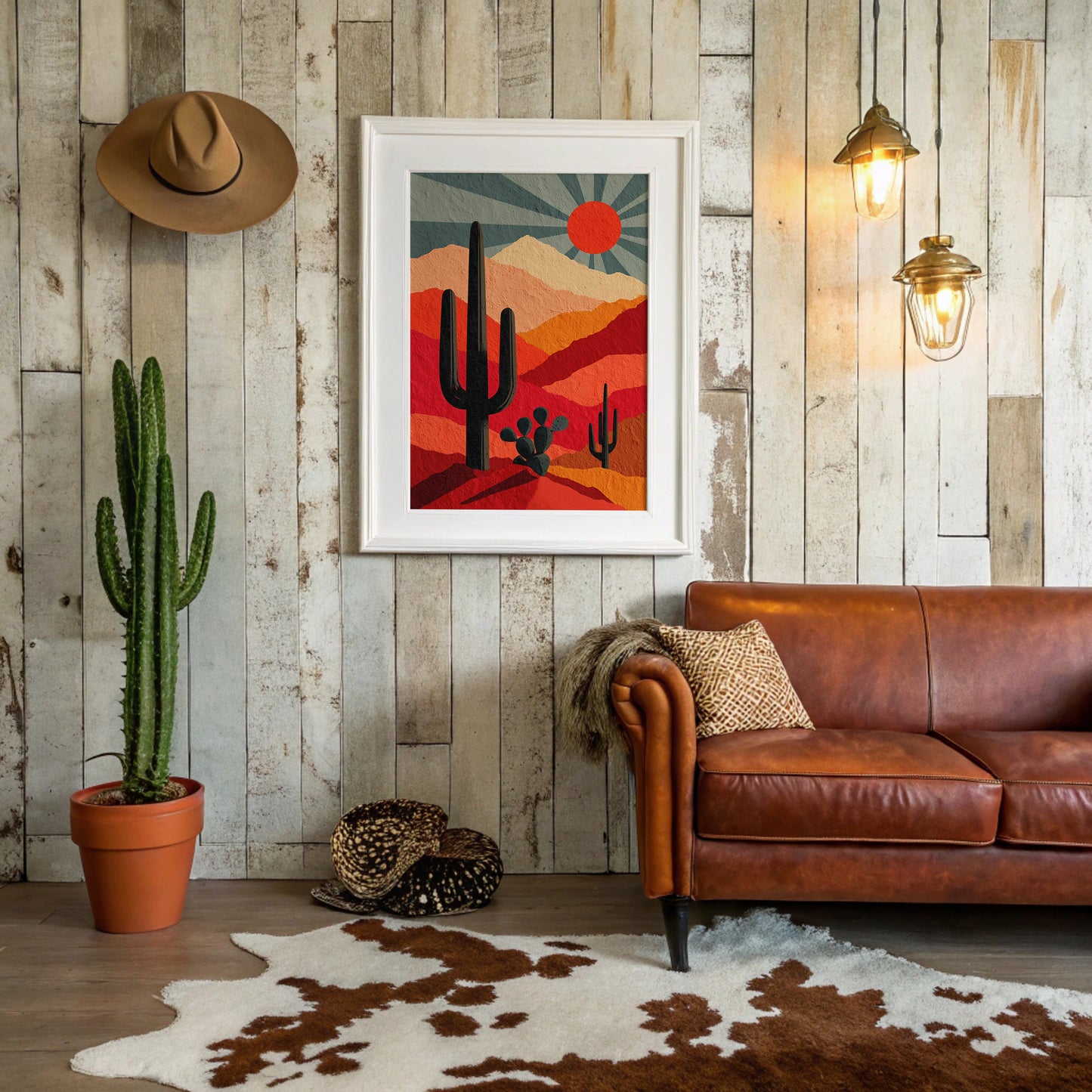 Red Mountains Sing Desert Sunlight