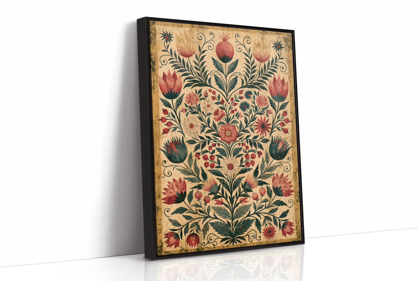 Pomegranate Folk Tapestry