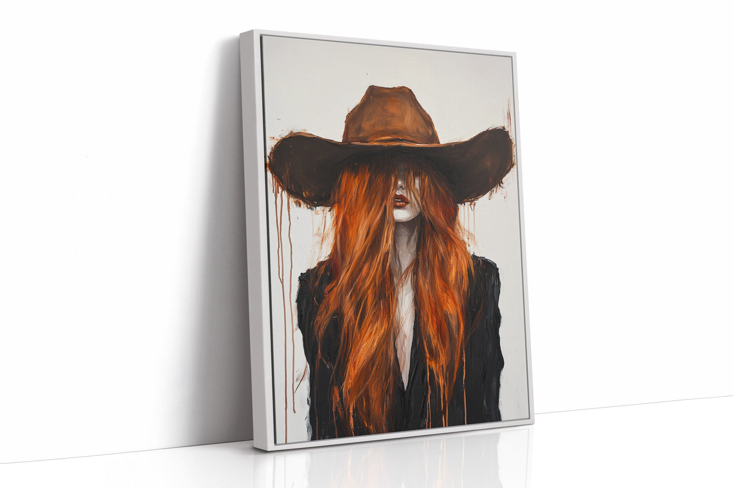 The Firebrand – Western Cowgirl Canvas Art