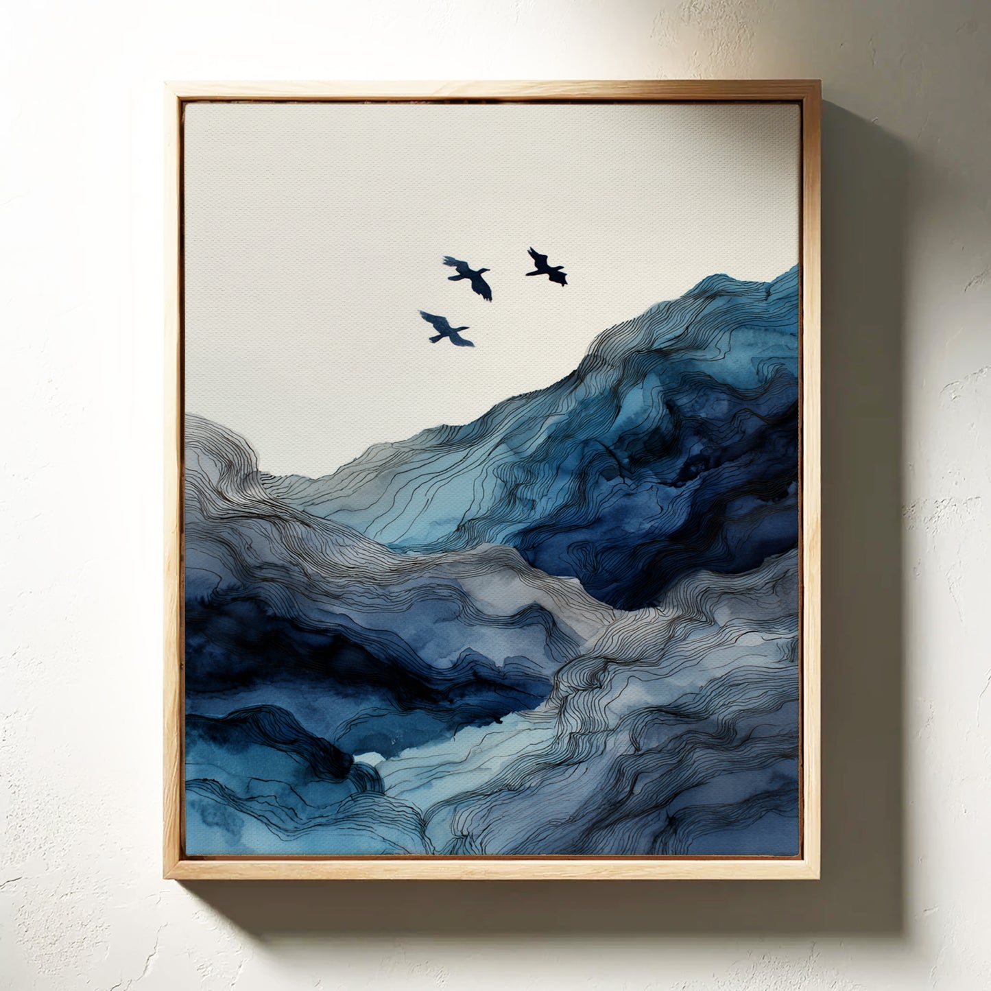 Flight Over Cerulean Peaks