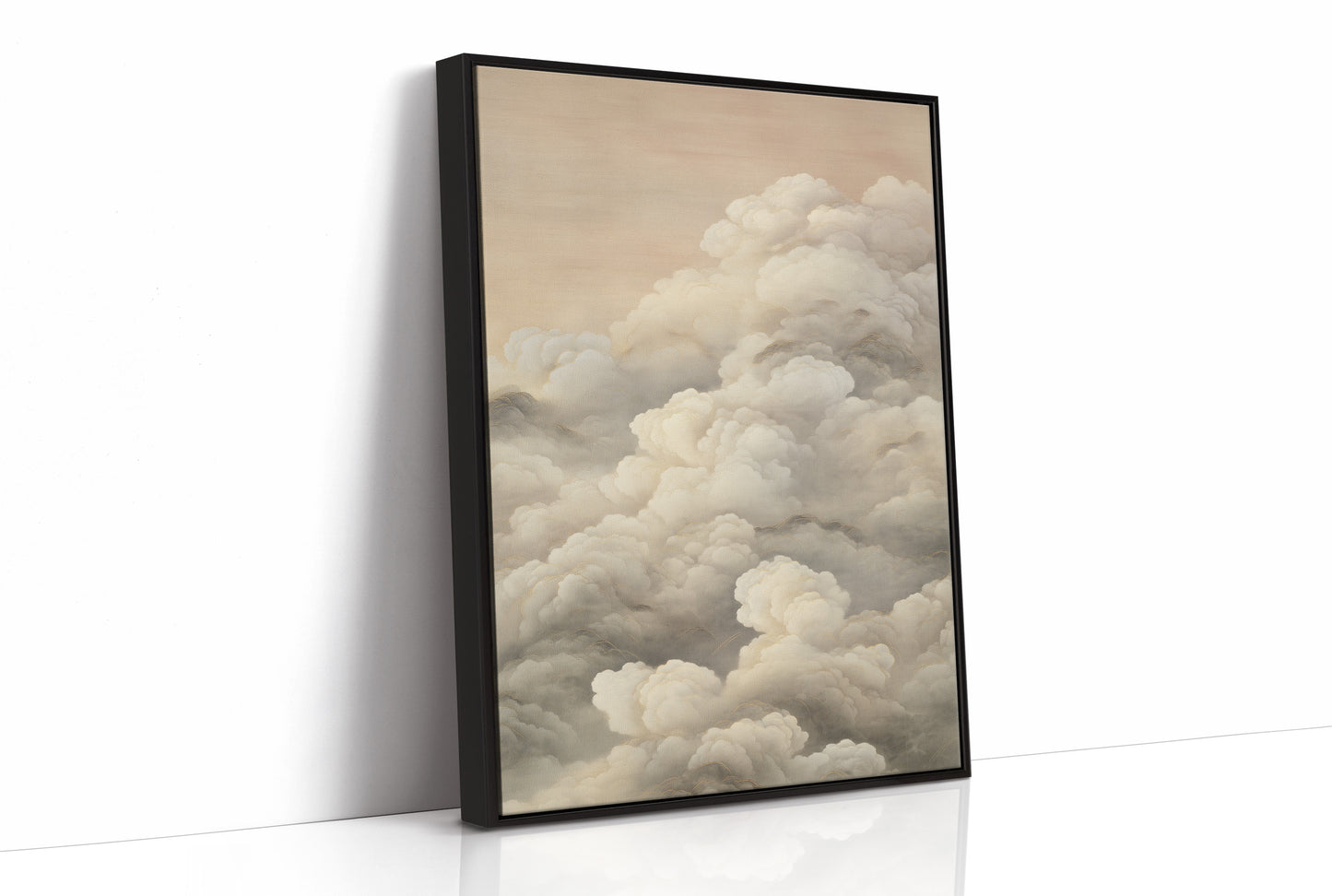 Clouds Rest Against Library Windows