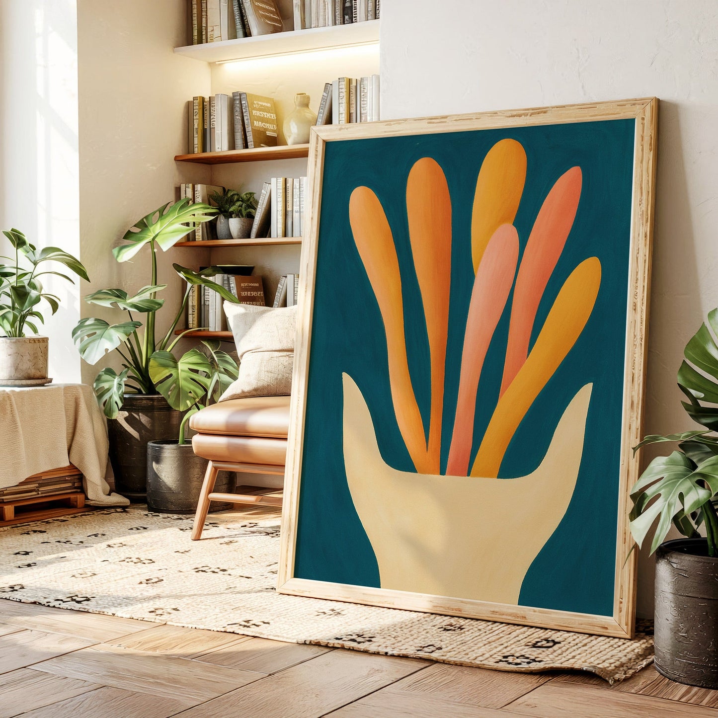 Sunlit Fingers Reach For Sky