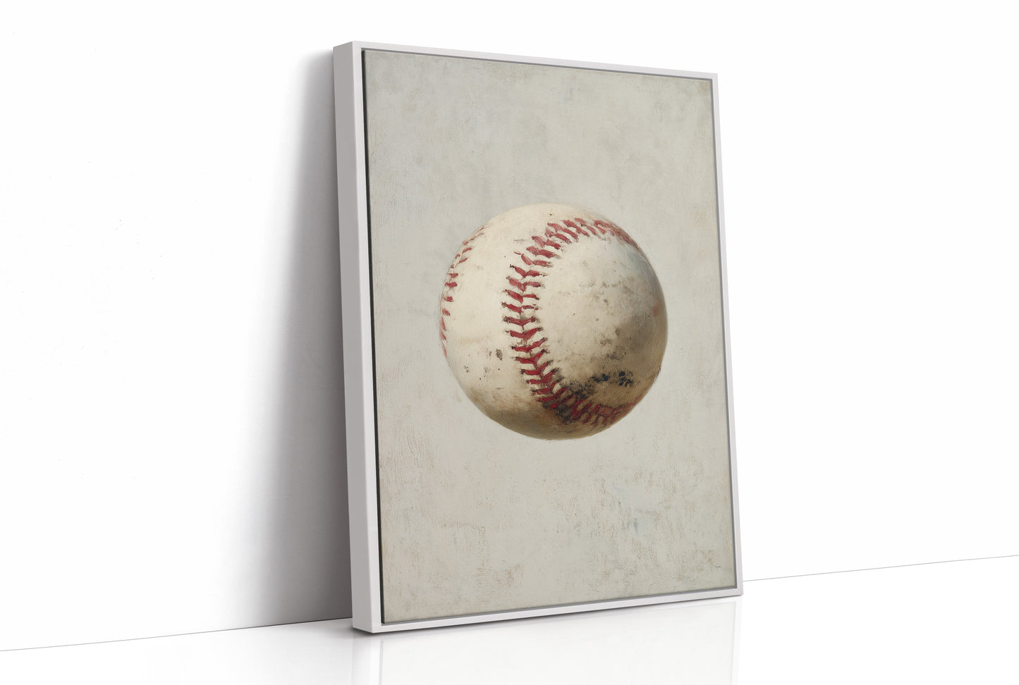 Vintage Baseball in Neutral Tones