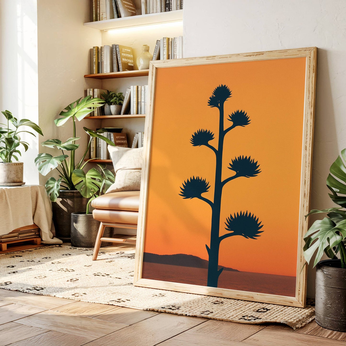 Desert Century Plant Meets Dusk