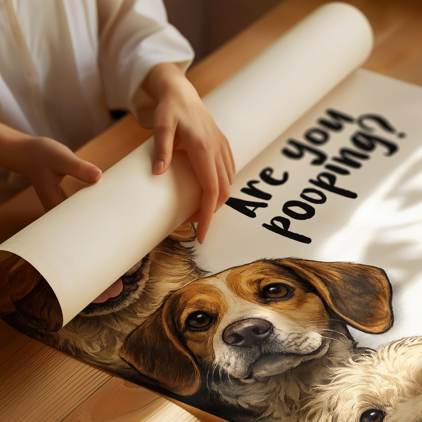 Bathroom Buddies: The Canine Surveillance Squad