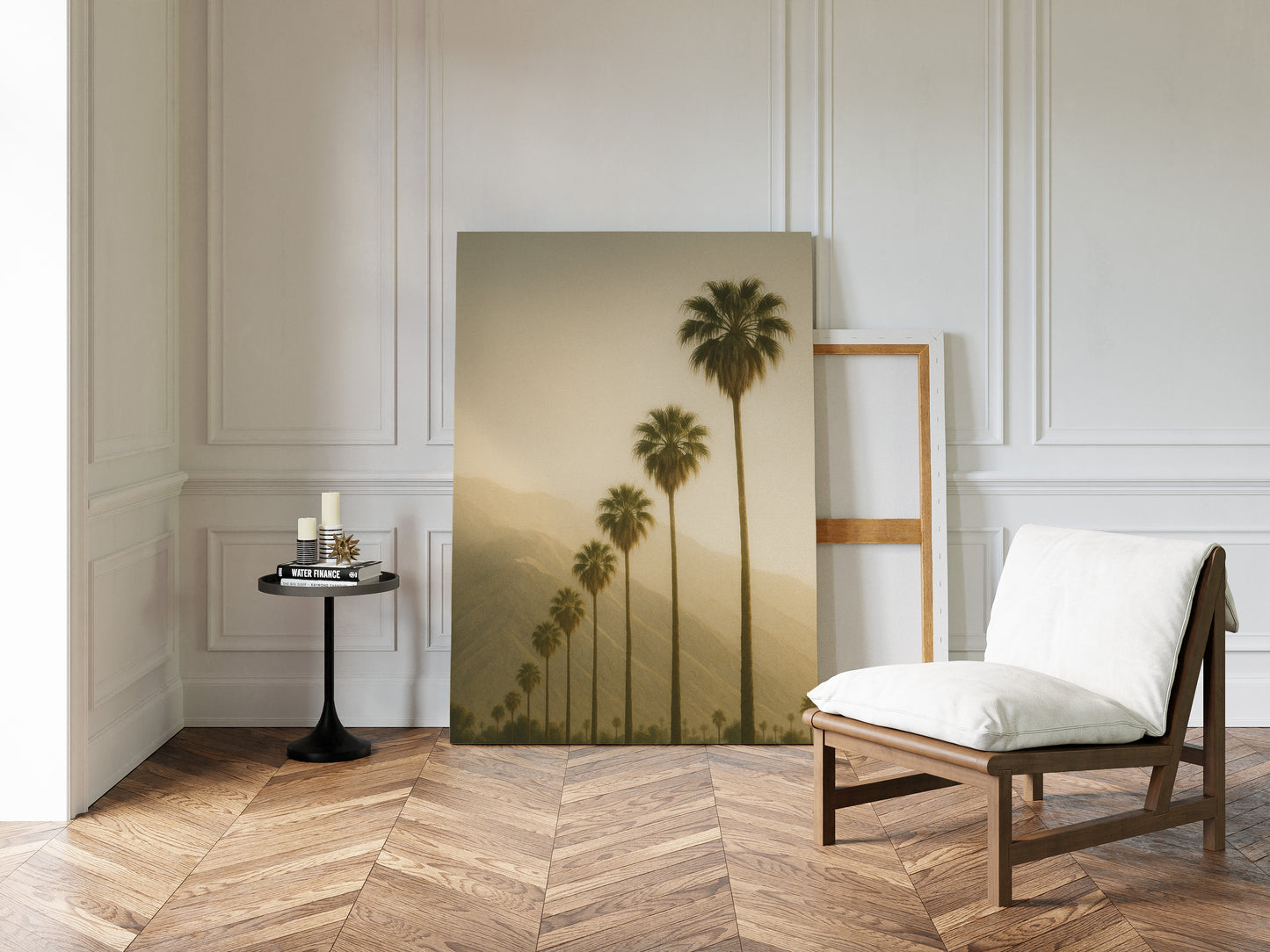 Desert Palms at Dusk