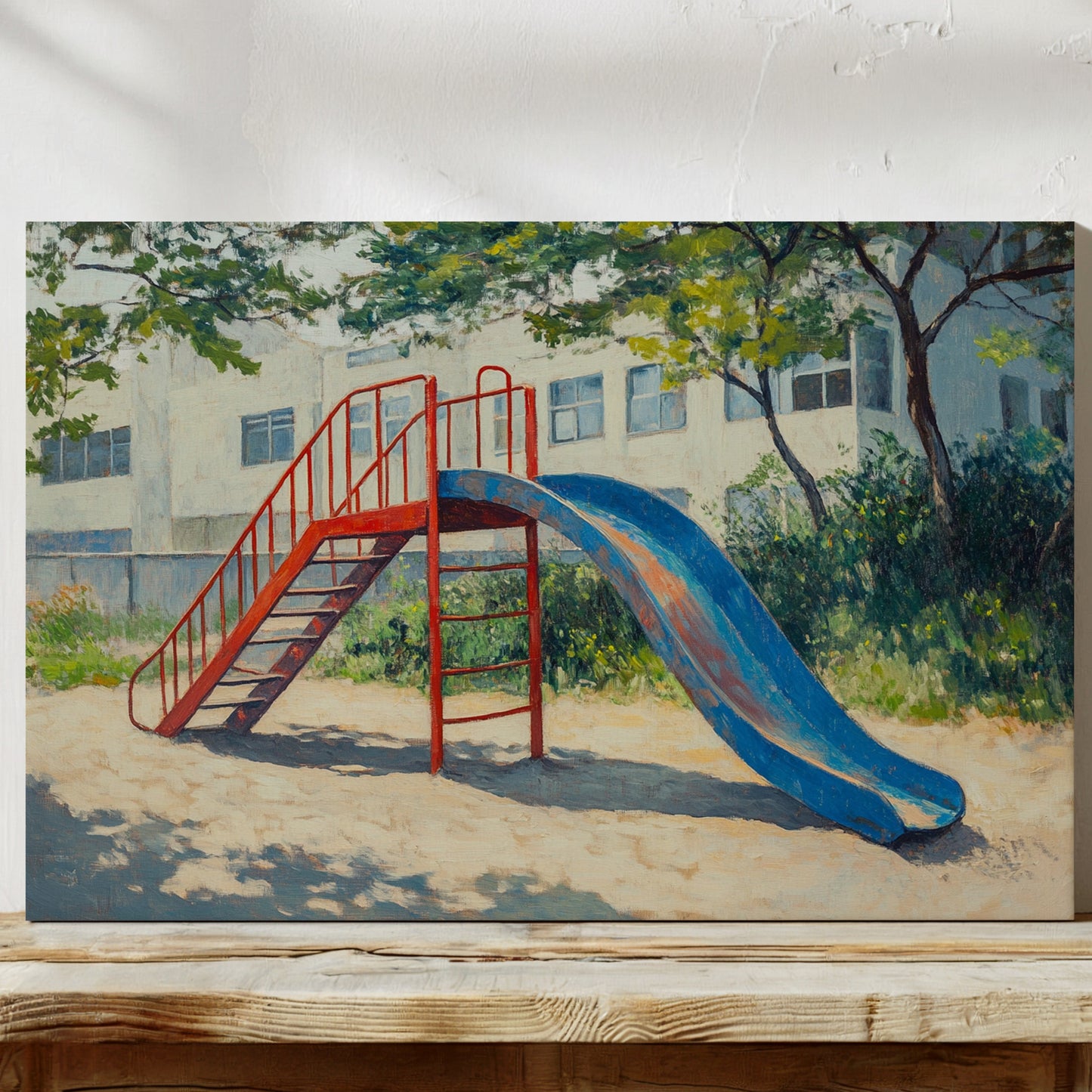 Summer Memories On Metal Slides