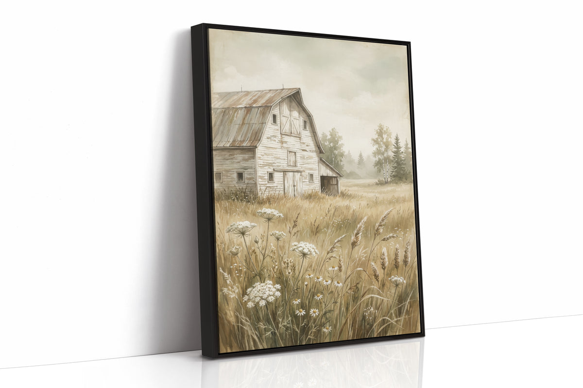 Weathered Barn in the Meadow