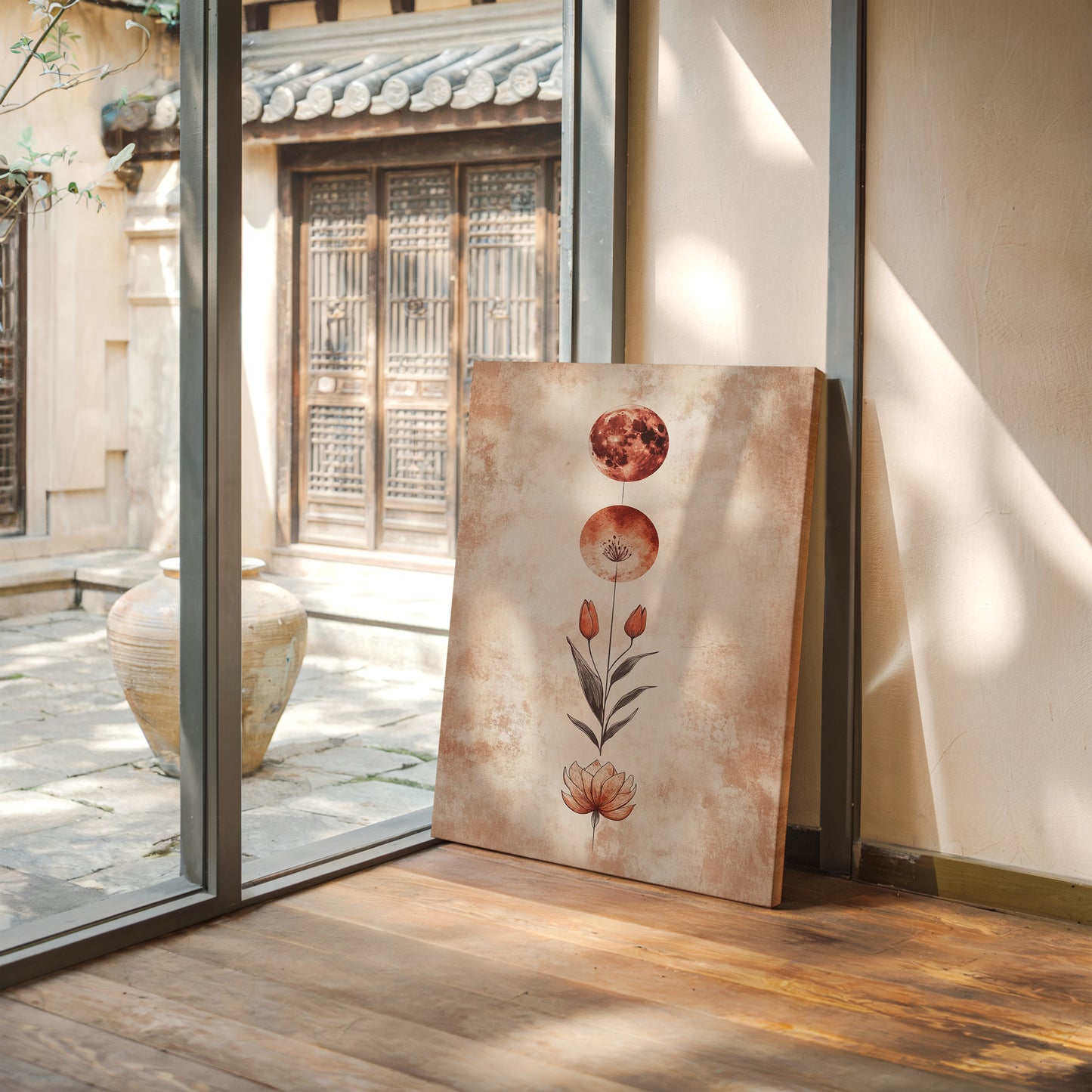 Blood Moon and Blooming Spirit