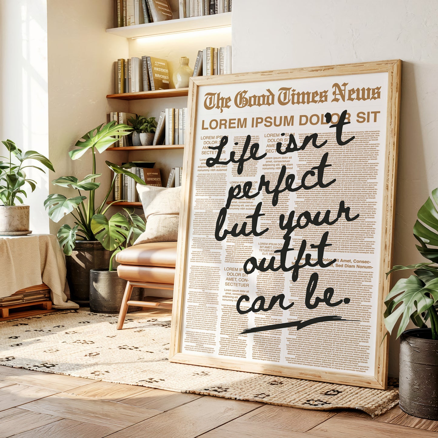 Headlines Dance Through Morning Light