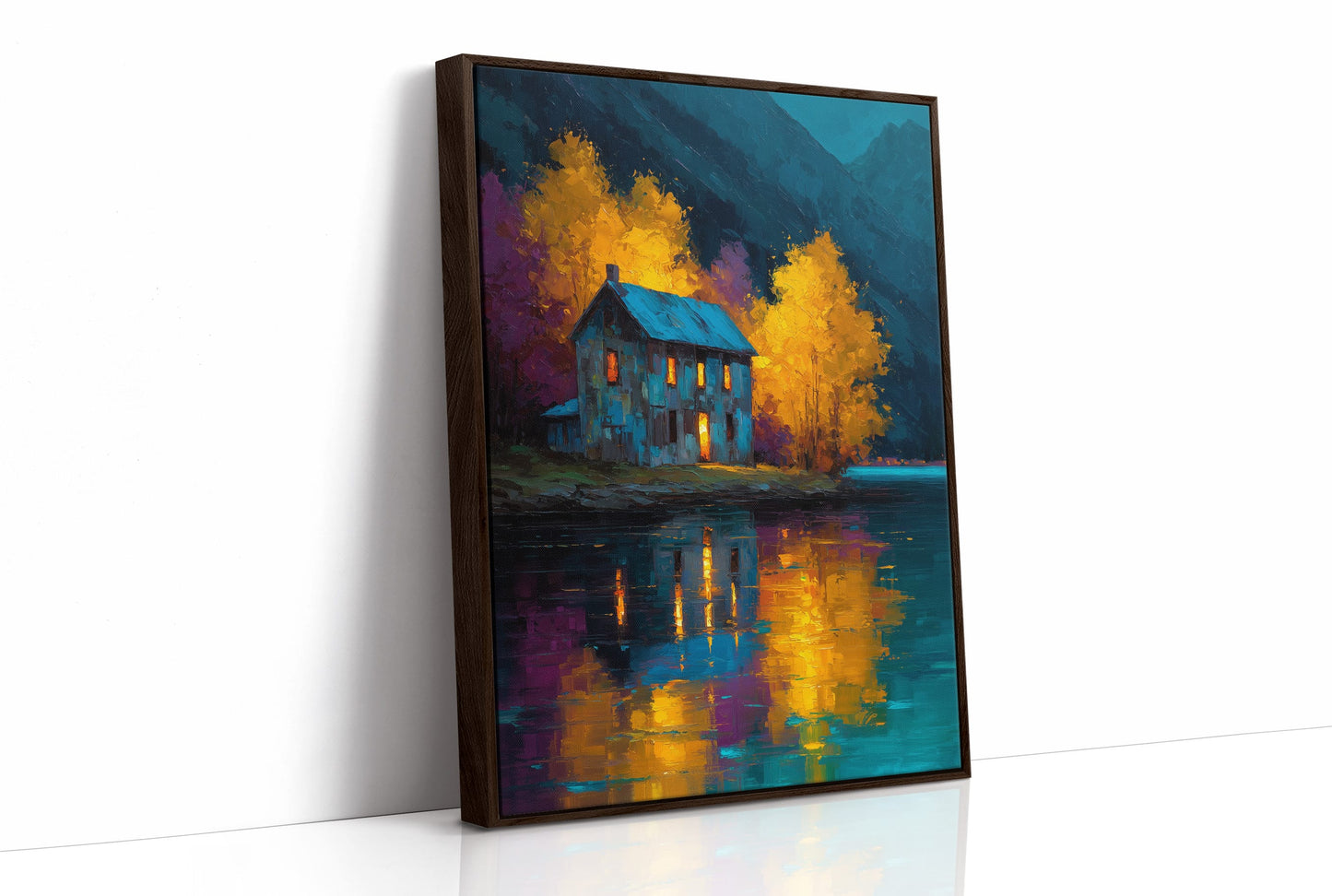 Light Still On at the Lake House