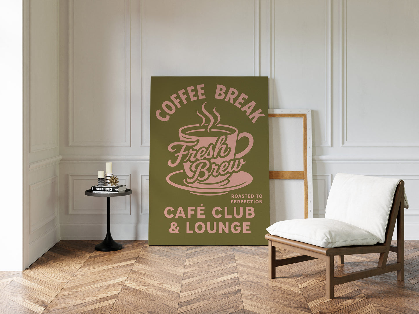 Fresh Brew Retro Coffee Poster