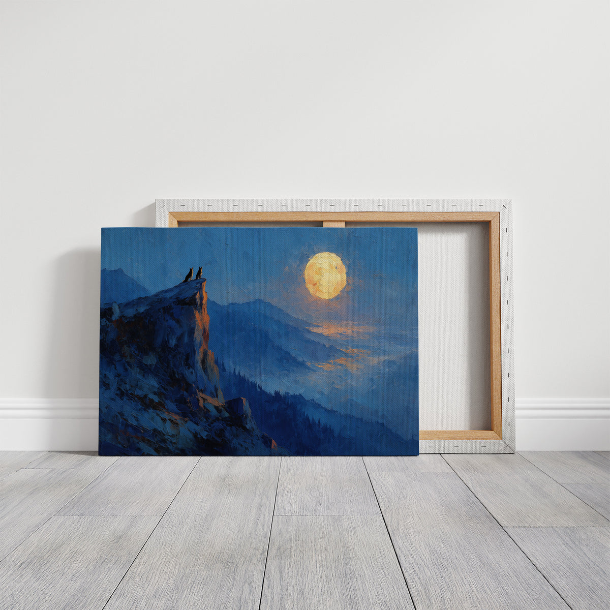Two Wolves, One Moon, No Howling