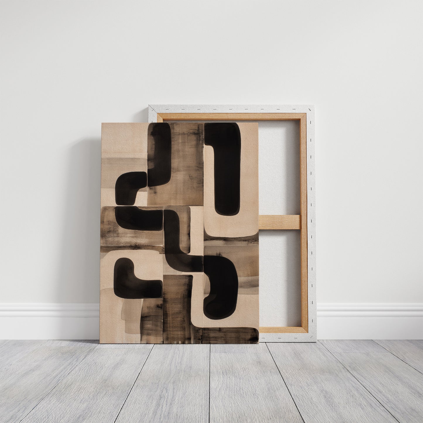 Modern Paths Cross In Neutral Light