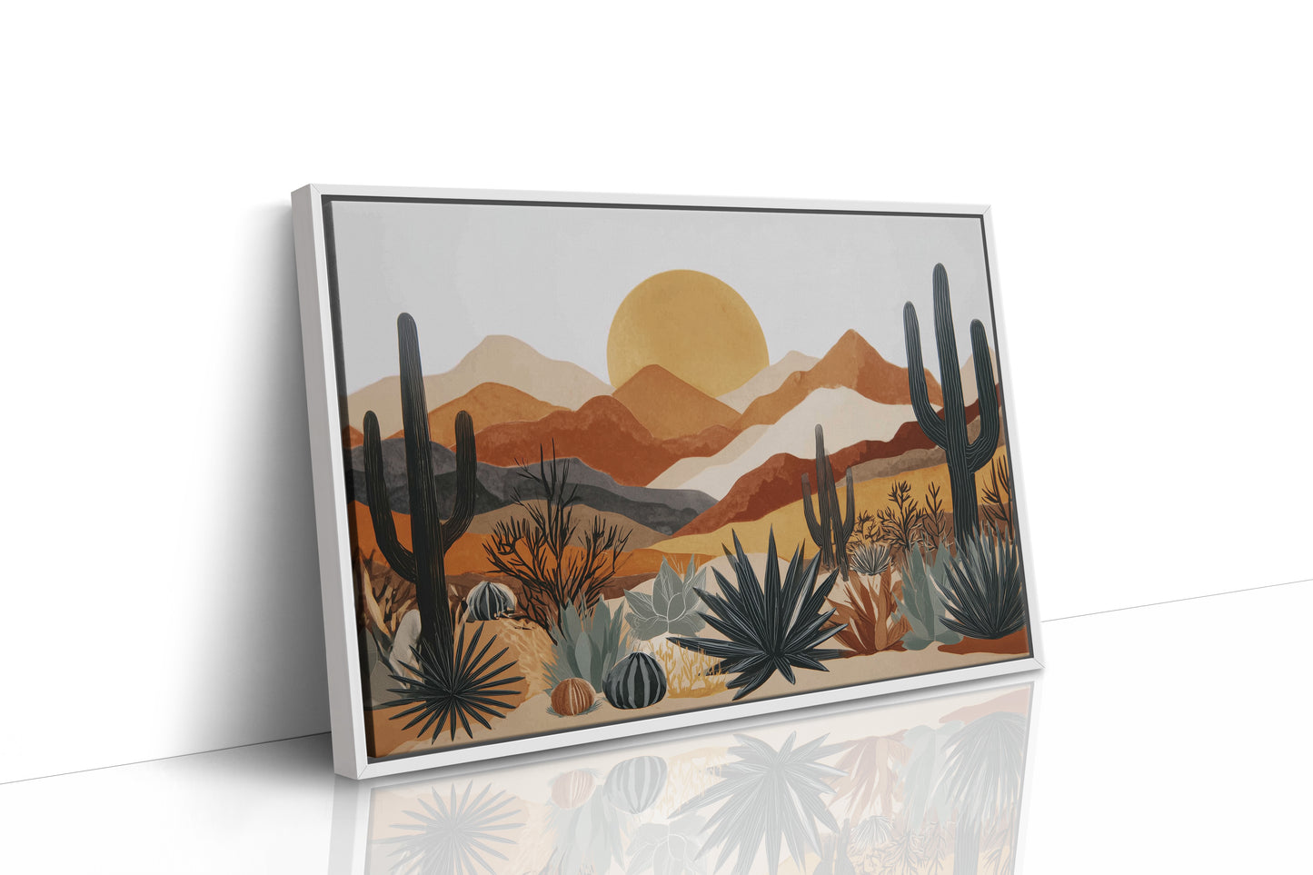 Agave Blooms Meet Desert Dawn