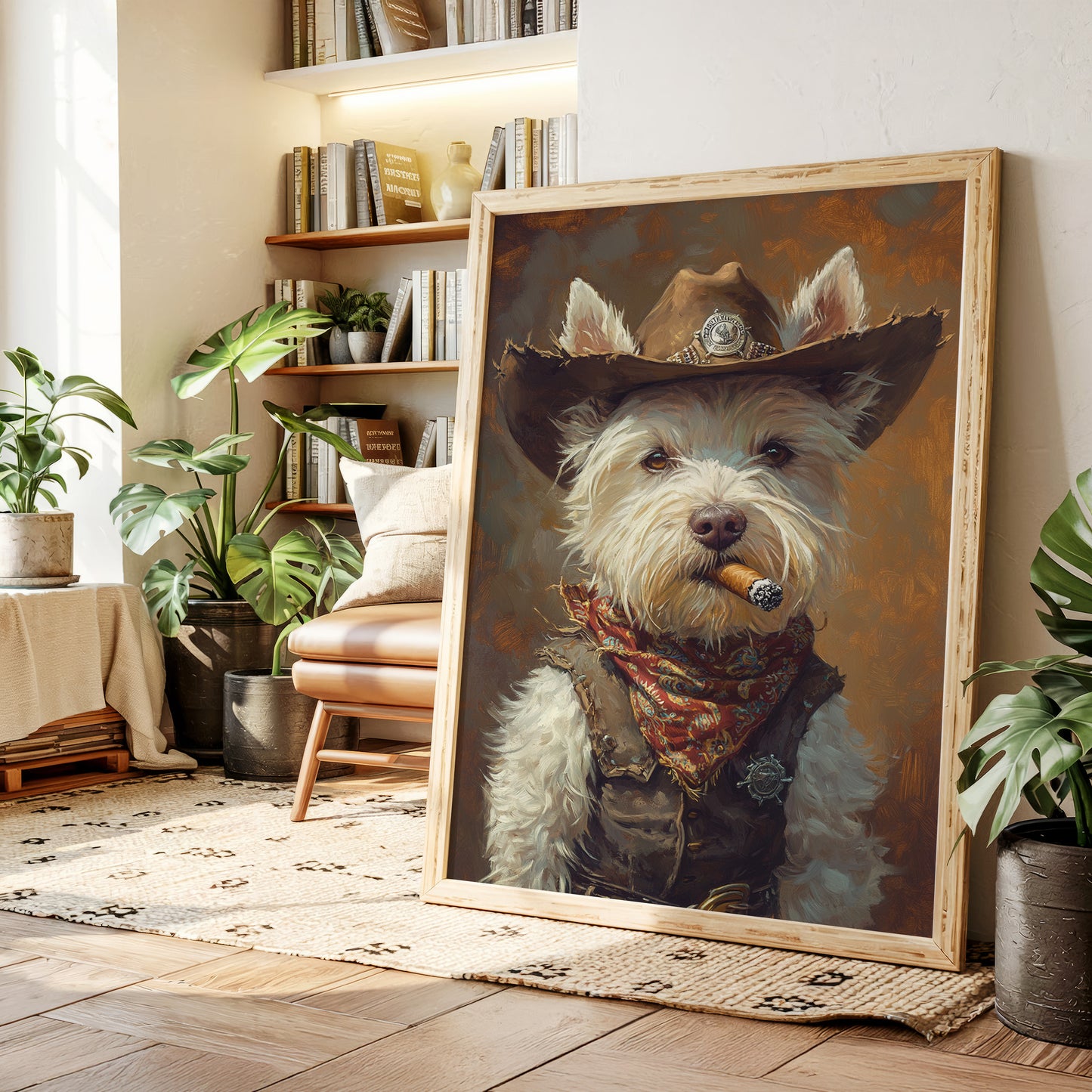 West Highland White Terrier Gunslinger