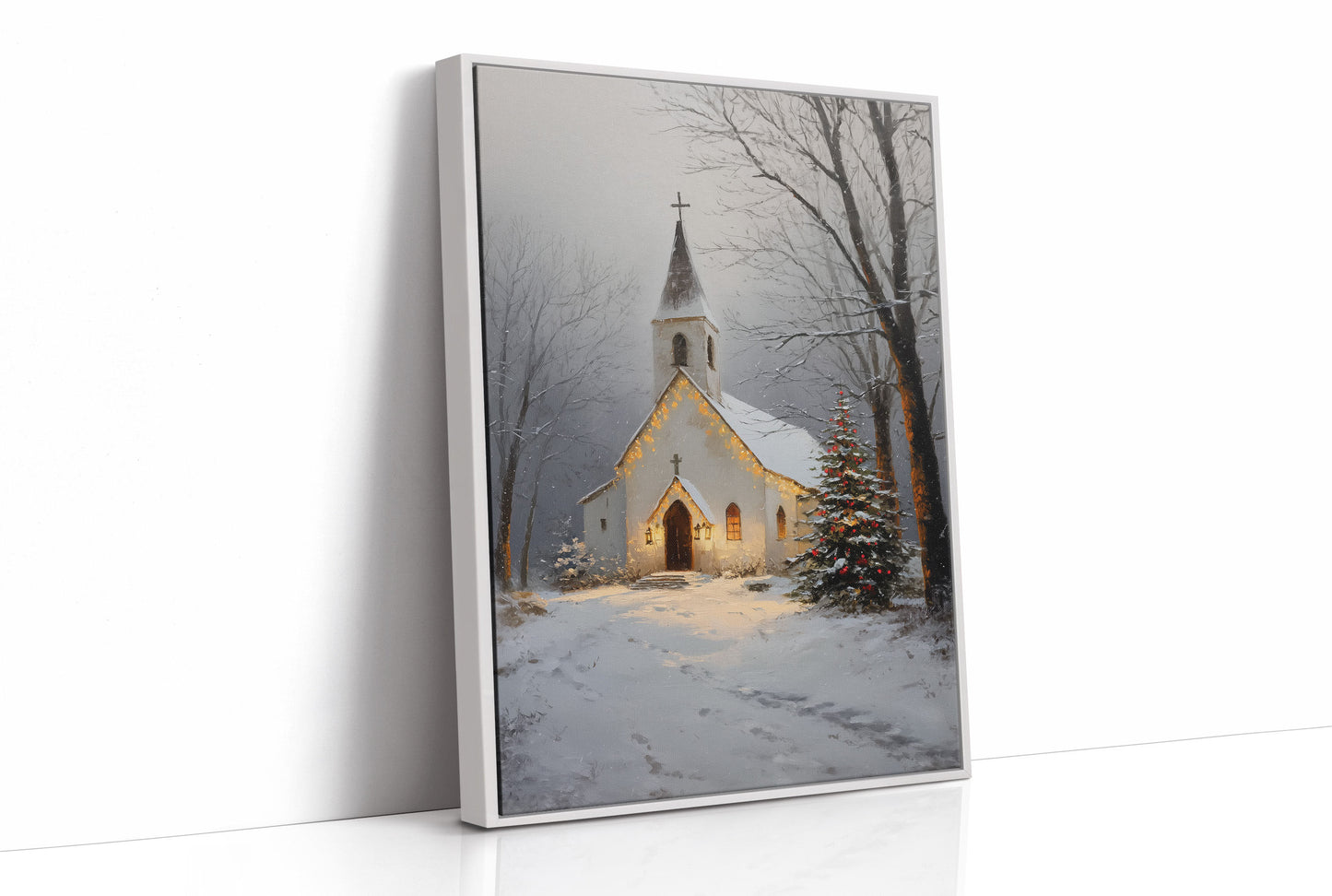 Silent Night Blesses Country Chapel