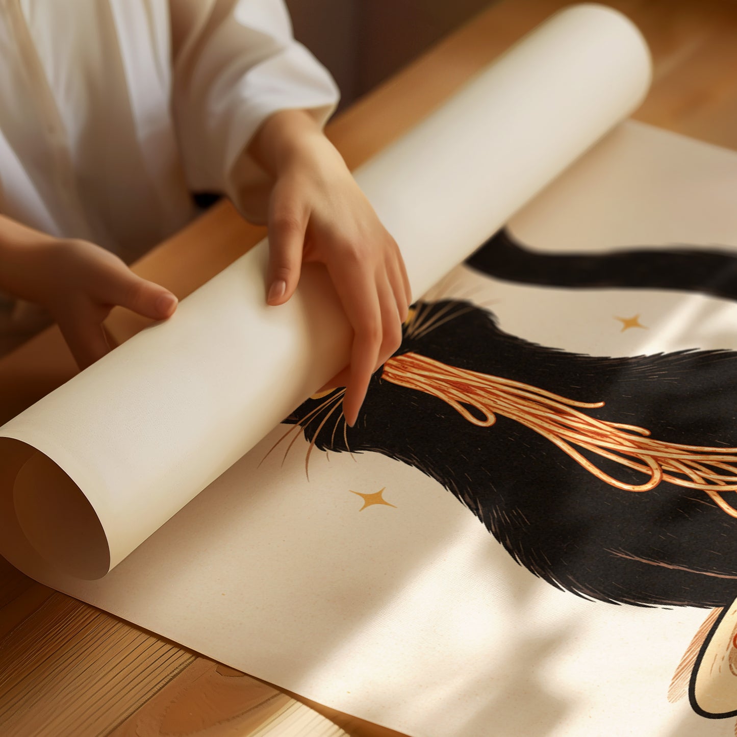 Pasta Purr-fection: A Feline Feast