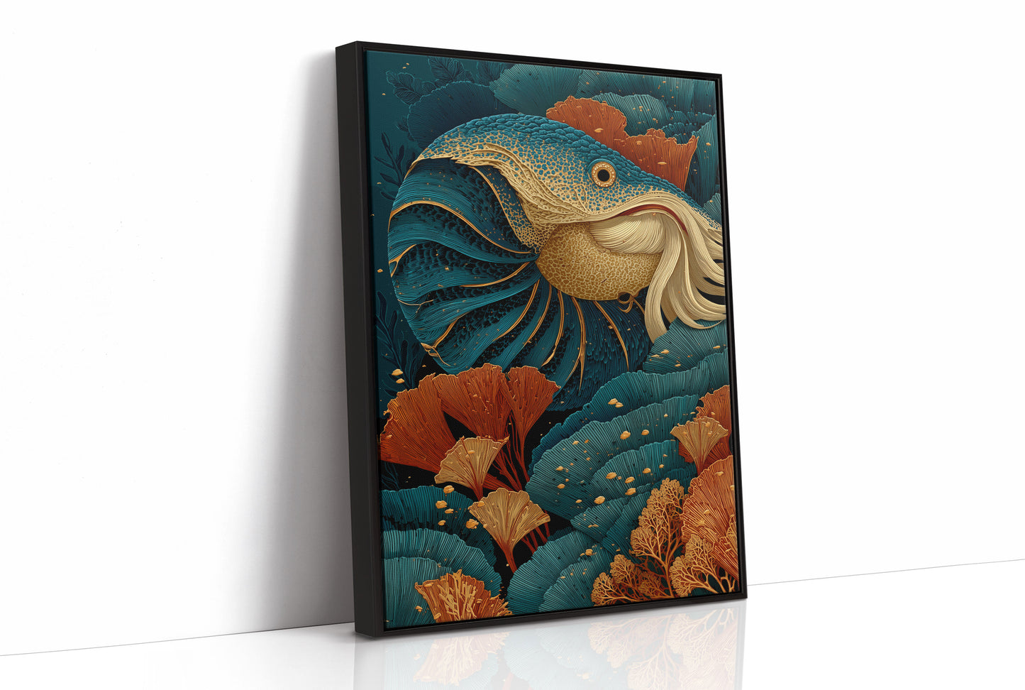 Golden Fins Amid the Reef