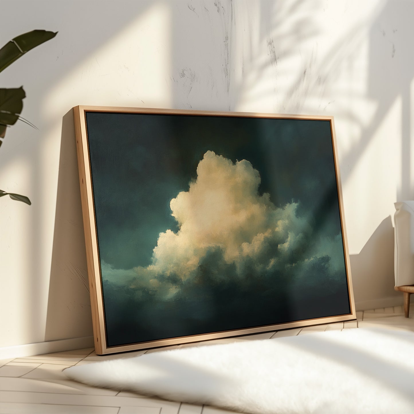 Summer Storm Builds Golden Light