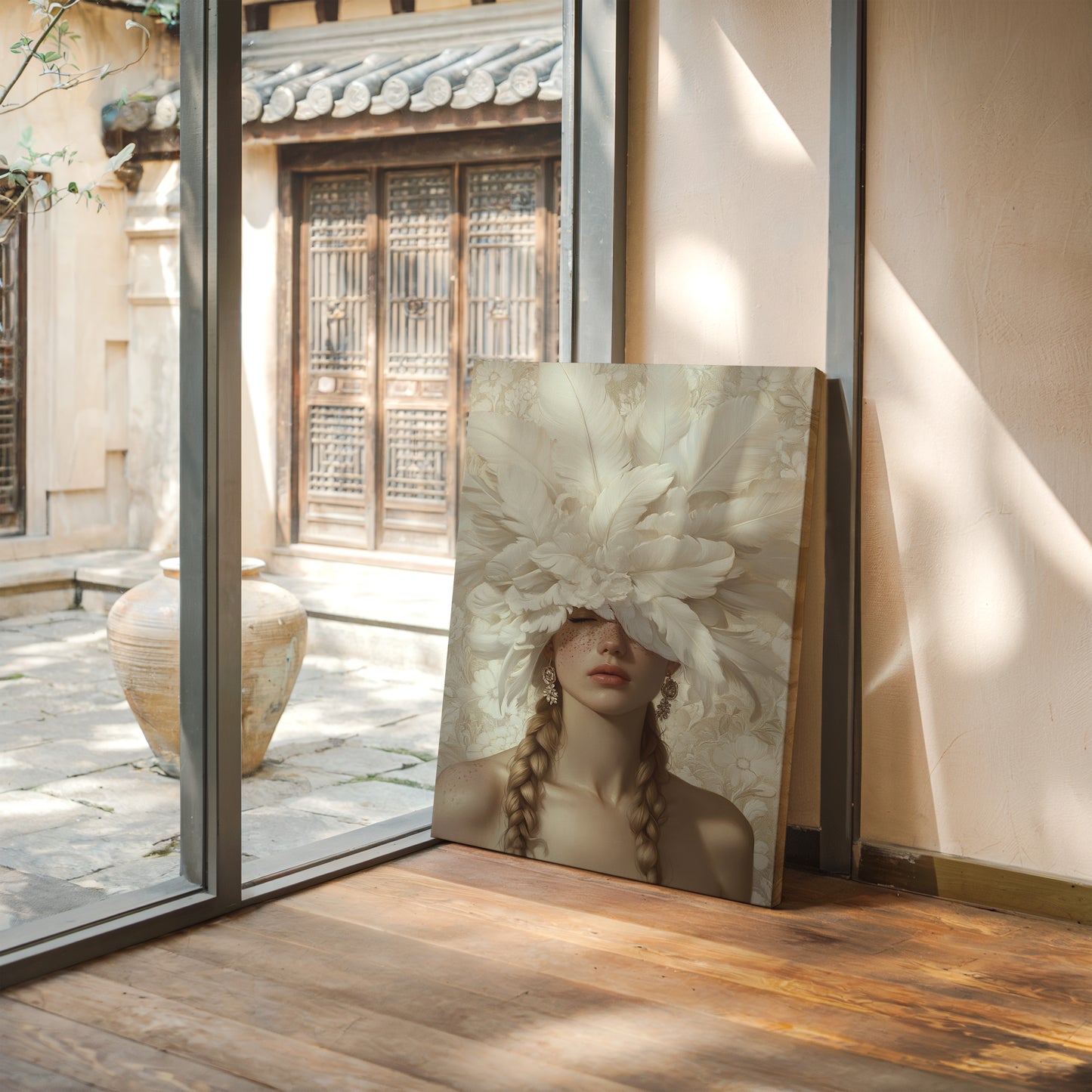 Whispers of Ivory Feathers