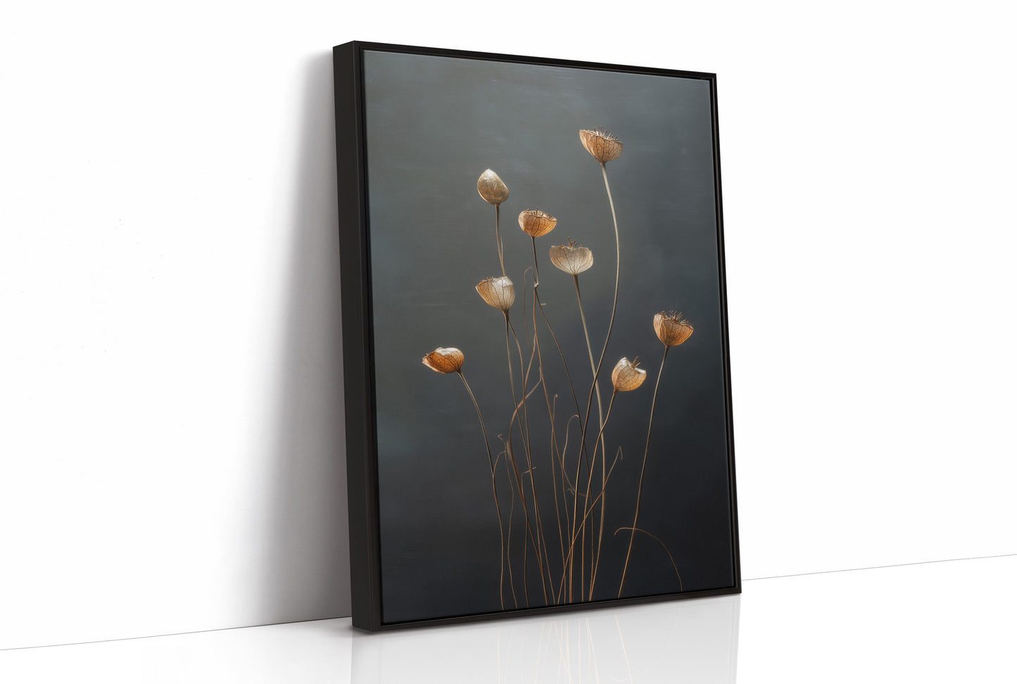 Dried Poppies Above Evening Spirits