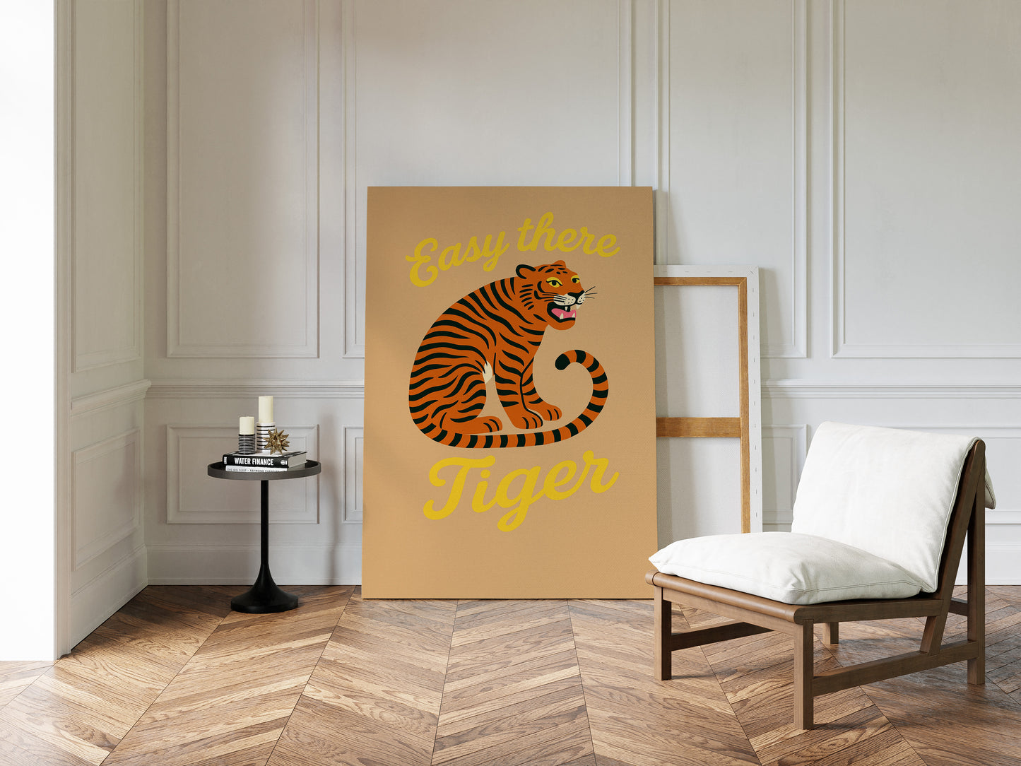 Easy There Tiger Retro Jungle Print