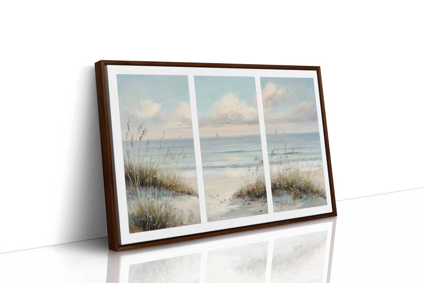 Where the Dunes Meet the Sea Triptych